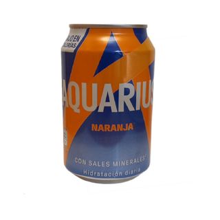 Aquarius Naranja lata 330ml.
