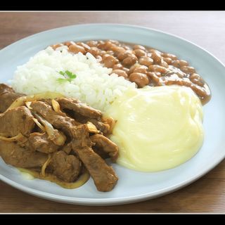 Pure de batata e  frango