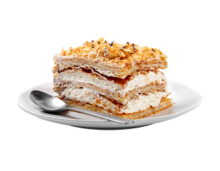 Milhojas De Hojaldre Y Nata