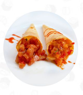 85. Temaki croccante tonno