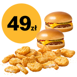 McNuggets® 20szt + 2xCheeseburger