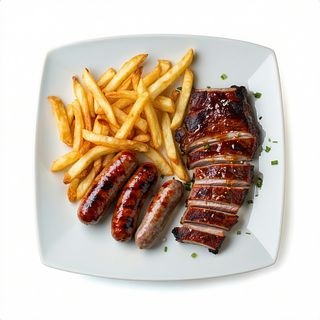 Plato de costilla chorizo pechuga