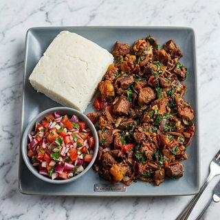 Wet Fry with Ugali