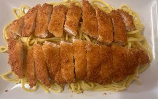 Massa c/ panados de frango 