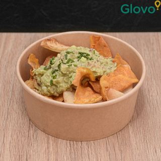 Chips Vegetales con guacamole casero