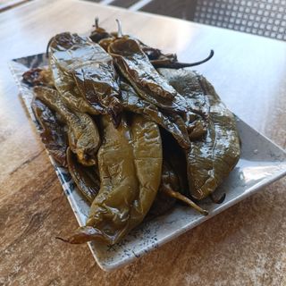 Pimientos Verdes Asados 