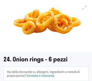 Onion rings - 8 pezzi