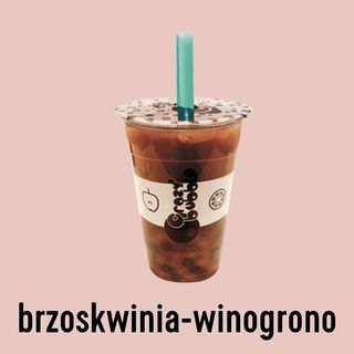 Napój brzoskwinia - winogrono