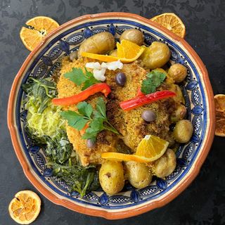 Meia Dose Bacalhau c/Broa