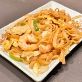 143Thai Noodle con gambas y verduras