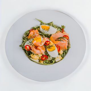 Salata cu somon afumat