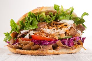 Panino kebab misto