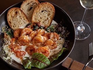 КРЕВЕТКИ З СОУСОМ ДОР БЛЮ (200g)