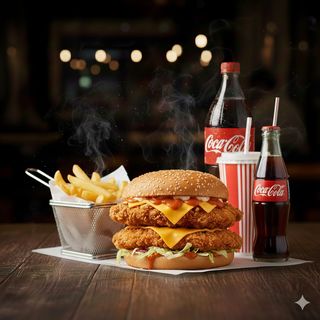 Menú Hamburguesa De Pollo