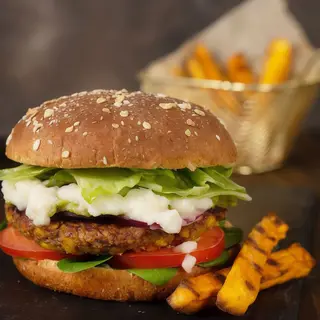 Burger Vegetal La De Aguacate