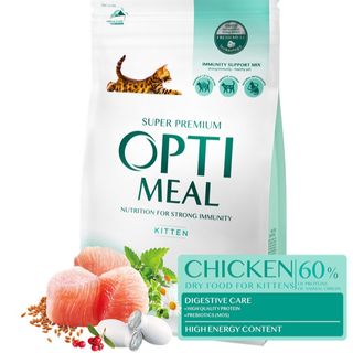 OptiMeal Пакет для кошенят курка 1,5 кг