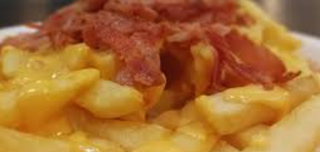 Patatine crispers fritte con cheddar e bacon
