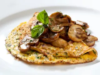 Omelette Fromage & Champignons