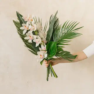 Ramo tropical blanco