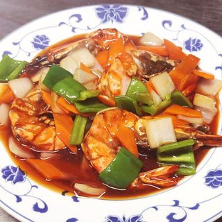 #44. Langostinos Agridulce