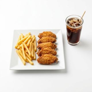 10. Menú Alitas (6 Uds.)