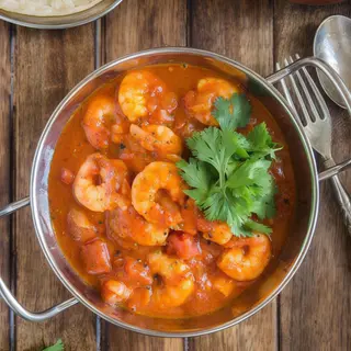 Gambas Con Salsa De Curry