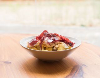 Ous Estrellats Amb Pernil Iberic