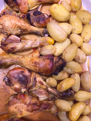 Pollastre Al Forn Amb Patates (Aproximadamente 300 G.)