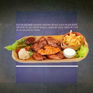 Platou Combo Grill 4pers 1450Gr.