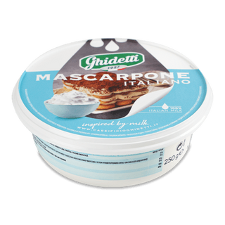 Сир Ghidetti «Маскарпоне» 45% з коров'ячого молока (250г)