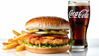 Menù hamburger pollo