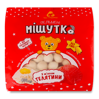 Пельмені Три ведмеді Мішутка з телятиною та вершками (400г)