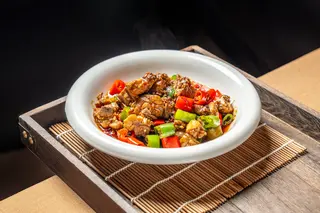 52. Pollo brasato con peperoni pollo piccante