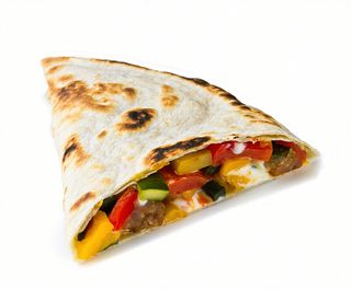 Piadina con mix di verdure