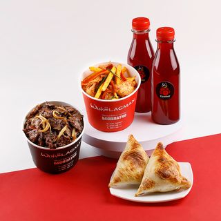 Комбо микс   "Казан-кебаб с мясом и Фри с курицей"