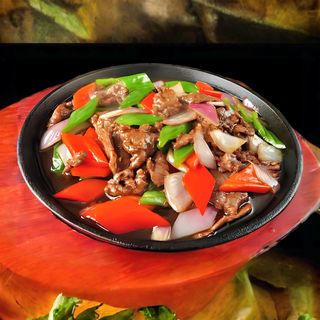 43Тебян из говядины 铁板牛肉