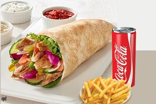 Shawarma + Frites + Soda