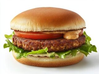 HAMBURGUESA DE VEGETAL (menu)