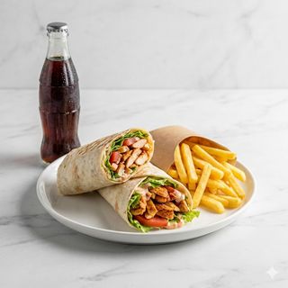 Menú 1 Shawarma Pan Durum