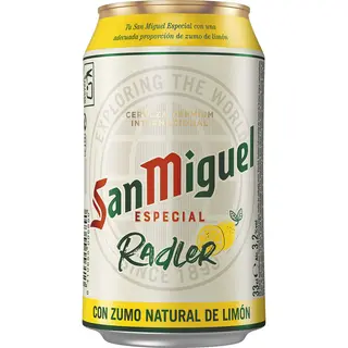 Cerveza San Miguel Especial Radler Lata 33cl.
