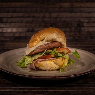 Ham Cheeseburger