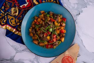 Картофель по-домашнему с мясом