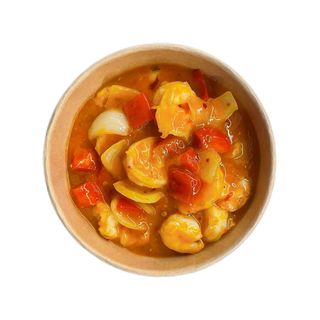 137.Gamberi in salsa picante