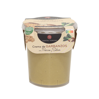 Crema De Garbanzos Con Puerro Y Setas 400ml