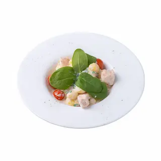 Gnocchi z łososiem