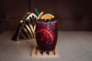 Blueberry high life lemonade