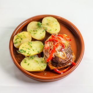 Galta al horno (ración)
