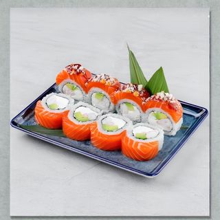 Філадельфія з креветками та пармезаном