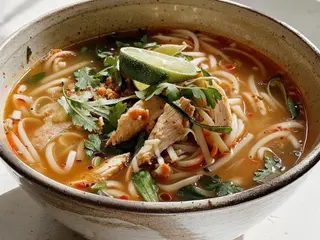 Chicken Thukpa Momo Soup (Spicy)