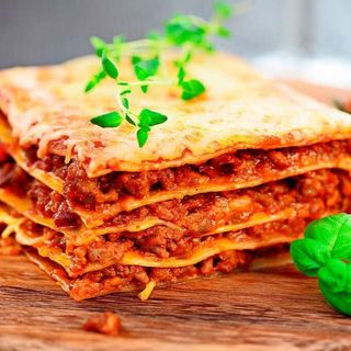 Lasagna boloñesa